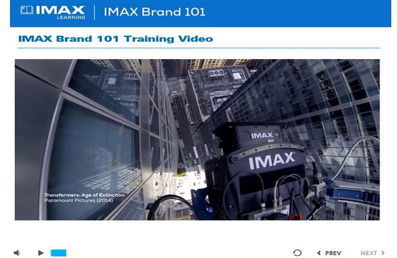 eLearning Course Development for IMAX Learning