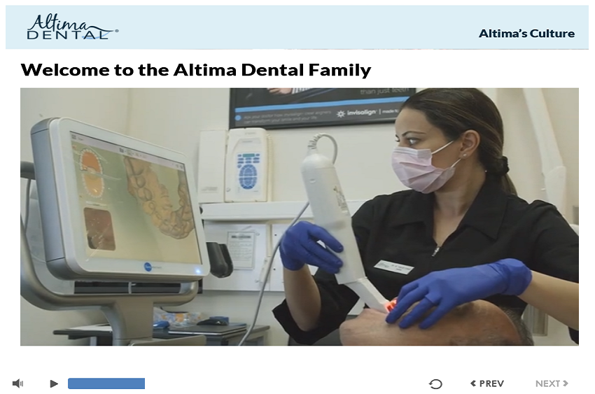 eLearning Course Development for Altima Dental